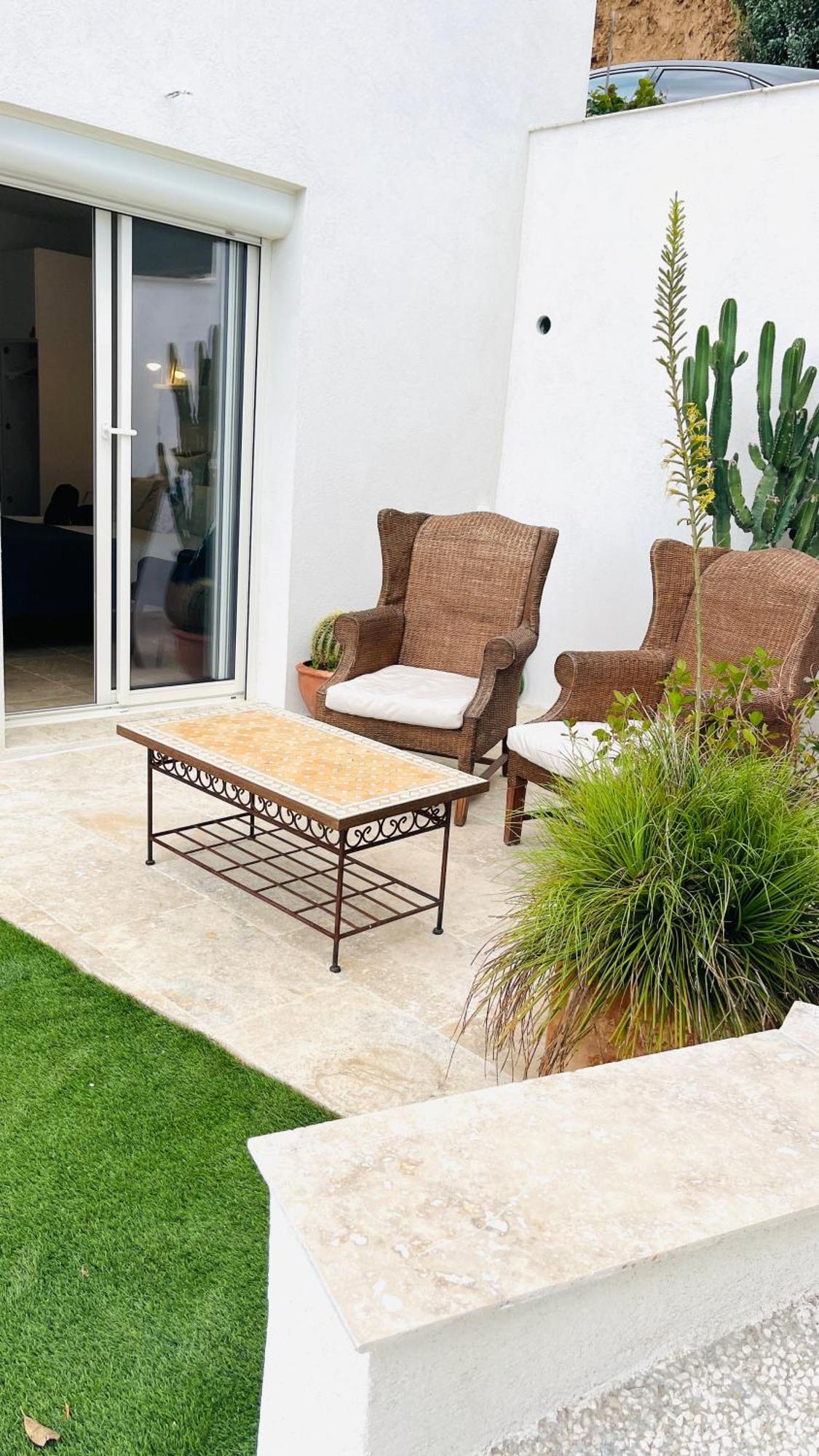 קבלייר-סור-מר Villa Cacharelle Vue Mer Piscine מראה חיצוני תמונה